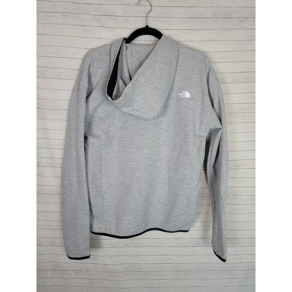 The North Face Tech Full Zip Hoodie in TNF GRAY, sz Small